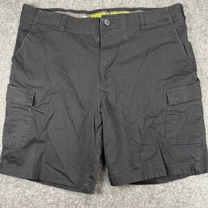 Lee Extreme Comfort Mens Cargo Shorts Black Size 42 Casual Outdoor